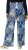 Ulla Popken Paisley Straight Leg Pull On Pants Blue - Jeans & Broeken in Grote Maten – Plus Size - 