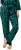 Ulla Popken Palm Leaf Print Elastic Waist Pants Navy - Jeans & Broeken in Grote Maten – Plus Size - 