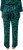 Ulla Popken Palm Leaf Print Elastic Waist Pants Navy - Jeans & Broeken in Grote Maten – Plus Size - 