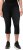 Ulla Popken Sienna Stretch Denim Capris Black - Jeans & Broeken in Grote Maten – Plus Size - 