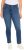 Ulla Popken Fringed Hem Stretch Fit Jeans Denim Blue - Jeans & Broeken in Grote Maten – Plus Size - 