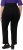 Ulla Popken Striped Elastic Waist Sweatpants Black - Jeans & Broeken in Grote Maten – Plus Size - 
