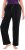Ulla Popken Fleece Loungewear Pants Black - Jeans & Broeken in Grote Maten – Plus Size - 
