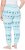 Ulla Popken Alpine Striped Plush Loungewear Pants Blue - Jeans & Broeken in Grote Maten – Plus Size - 