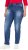 Ulla Popken Tapered Leg Lightly Distressed Jeans Denim Blue - Jeans & Broeken in Grote Maten – Plus Size - 