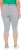 Ulla Popken Denim Fringed Hem Capris Grey - Jeans & Broeken in Grote Maten – Plus Size - 