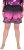 Ulla Popken Active Wide Leg Elastic Waist Palm Tree Pattern Mesh Shorts Black - Jeans & Broeken in Grote Maten – Plus Size - 