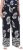 Ulla Popken Fossil Print Elastic Waist Palazzo Pants Black - Jeans & Broeken in Grote Maten – Plus Size - 