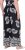 Ulla Popken Fossil Print Elastic Waist Palazzo Pants Black - Jeans & Broeken in Grote Maten – Plus Size - 