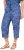 Ulla Popken Italy Print Elastic Waist Culottes Blue - Jeans & Broeken in Grote Maten – Plus Size - 