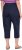 Ulla Popken Stretch Fit Paper Bag Culottes Navy - Jeans & Broeken in Grote Maten – Plus Size - 