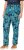 Ulla Popken Tropical Leaf Print Elastic Waist Pants Blue - Jeans & Broeken in Grote Maten – Plus Size - 