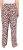 Ulla Popken Leopard Print Elastic Waist Pants White - Jeans & Broeken in Grote Maten – Plus Size - 