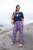 Ulla Popken Seashell Print Elastic Waist Pants Blue - Jeans & Broeken in Grote Maten – Plus Size - 