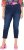 Ulla Popken Cropped Denim Look Stretch Fit Leggings Denim Blue - Jeans & Broeken in Grote Maten – Plus Size - 