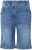 Ulla Popken Denim Wide Leg Elastic Waist Bermuda Shorts Blue Denim - Jeans & Broeken in Grote Maten – Plus Size - 