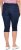 Ulla Popken Denim Elastic Waist Capres Blue - Jeans & Broeken in Grote Maten – Plus Size - 