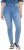 Ulla Popken Drawstring Jeggings Blue Denim - Jeans & Broeken in Grote Maten – Plus Size - 