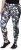 Ulla Popken Quick Drying Botanical Print Sport Leggings Black - Jeans & Broeken in Grote Maten – Plus Size - 