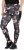 Ulla Popken Abstract Print Quick Dry Sports Leggings Black - Jeans & Broeken in Grote Maten – Plus Size - 