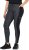 Ulla Popken Quick Drying Leopard Print Sport Leggings Black - Jeans & Broeken in Grote Maten – Plus Size - 
