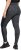 Ulla Popken Quick Drying Leopard Print Sport Leggings Black - Jeans & Broeken in Grote Maten – Plus Size - 