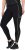Ulla Popken Neon Seam Quick Drying Performance Leggings Black - Jeans & Broeken in Grote Maten – Plus Size - 