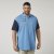 North Latitude 61131 Piqué Poloshirt met Contrasterende Mouwen en Borduursel Blauw - Polo shirts - Grote Maten Poloshirts Heren