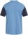North Latitude 61131 Piqué Poloshirt met Contrasterende Mouwen en Borduursel Blauw - Polo shirts - Grote Maten Poloshirts Heren