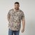 North Latitude 61133 Piqué Poloshirt met All-Over Print Zand - Polo shirts - Grote Maten Poloshirts Heren