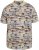 North Latitude 61133 Piqué Poloshirt met All-Over Print Zand - Polo shirts - Grote Maten Poloshirts Heren