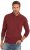 JP1880 Polo Shirt Long Sleeve Piqué Red - Polo shirts - Grote Maten Poloshirts Heren