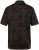 JP1880 Pique with All-over Print Polo Shirt TALL Black - TALL polo's - TALL poloshirts met extra lengte