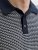 Jack & Jones Blukingsley Knitted Short Sleeve Polo Navy - Overhemden - Overhemden Grote Maten Heren