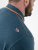 D555 Harvey Pique with Jacquard Collar & Cuffs Polo Teal - Polo shirts - Grote Maten Poloshirts Heren