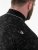 D555 Murphy Jacquard Collar And Cuff With Chest Pocket Polo Black - Polo shirts - Grote Maten Poloshirts Heren