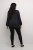 Kaffe Curve Lini Knit Trui Zwart Oyster - Sweaters & hoodies - 