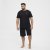 North Latitude Pyjama Shorts Black - Pyjama's en Loungewear - Grote Maten Pyjama Heren