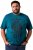 Men Plus T-Shirt Short Sleeve Lagoon Green - T-shirts - Grote Maten T-shirts Heren