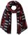 Ulla Popken Be Happy Statement Print Scarf Navy - Modni dodaci - 