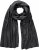 Ulla Popken Virgin Wool Cashmere Mix Scarf Black - Modni dodaci - 