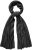 Ulla Popken Virgin Wool Cashmere Mix Scarf Black - Modni dodaci - 