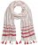 Ulla Popken Dot Print Tassel Accent Scarf Red - Modni dodaci - 