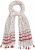 Ulla Popken Dot Print Tassel Accent Scarf Red - Modni dodaci - 