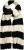 Ulla Popken Ribbed Striped Scarf Snow White - Modni dodaci - 