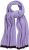 Ulla Popken Two Tone Knit Scarf Lavender - Modni dodaci - 