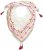 Ulla Popken Tassel Embroidery Scarf Snow White - Modni dodaci - 