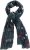 Ulla Popken Love Lightweight Scarf Navy - Modni dodaci - 