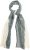 Ulla Popken Two Tone Scarf Grey - Modni dodaci - 