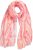 Ulla Popken Tie Dye Striped Scarf Magenta Pink - Modni dodaci - 